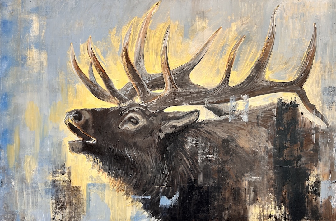 Elk painting